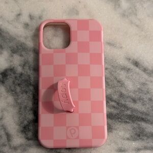Loopy case Pink Checkered Phone Case IPhone 12 Pro